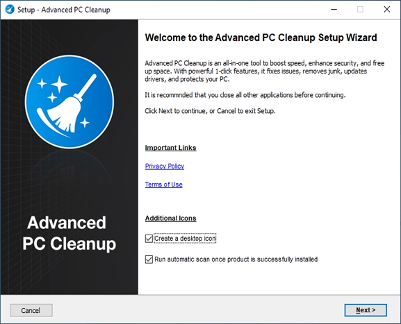 Download & Install Advanced PC Cleanup