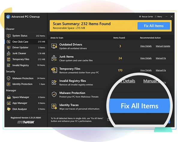 Remove unwanted clutter