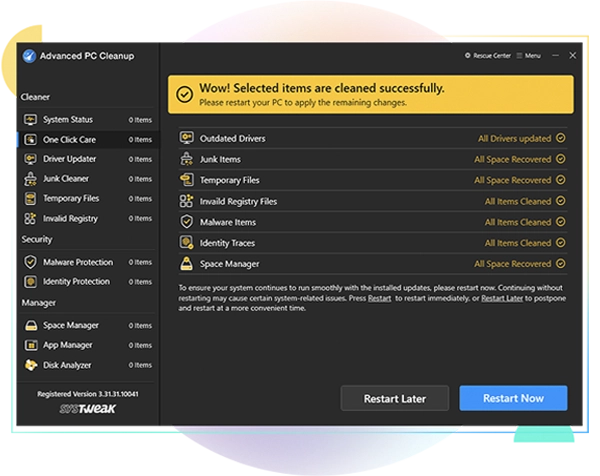 Remove unwanted clutter