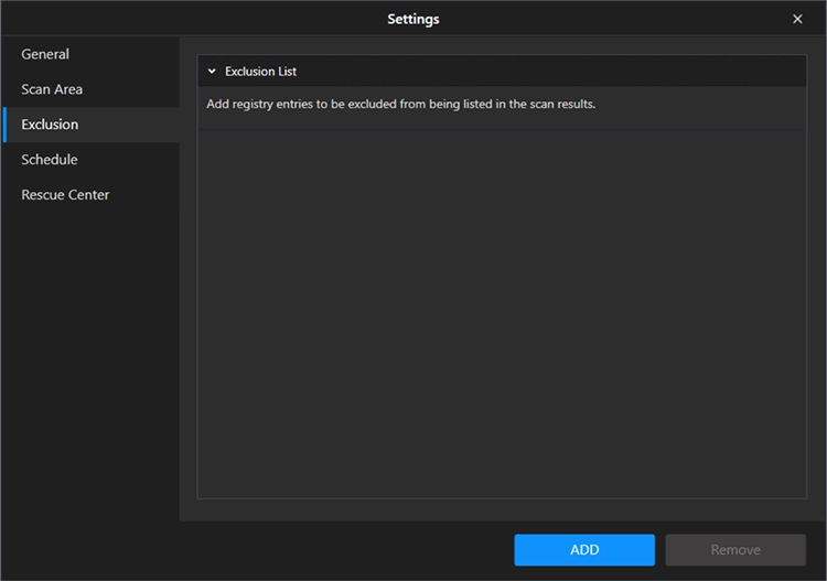 Settings and Customization