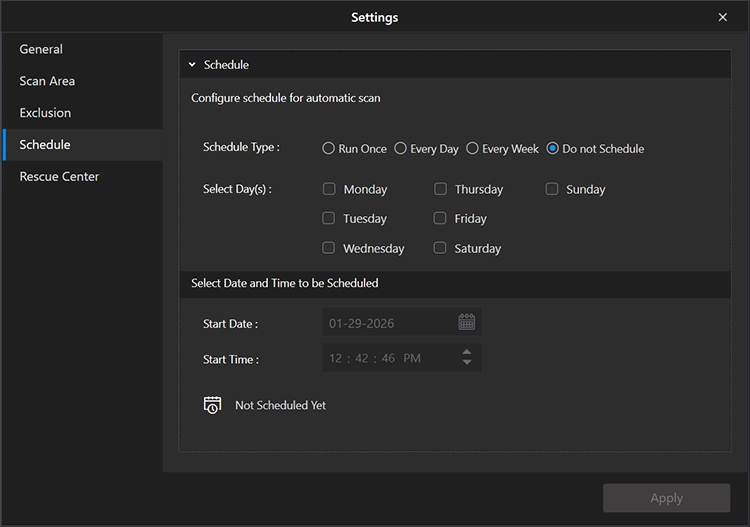 Settings and Customization