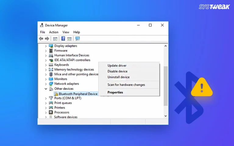 How to Fix Bluetooth Driver Issues On Windows 10?