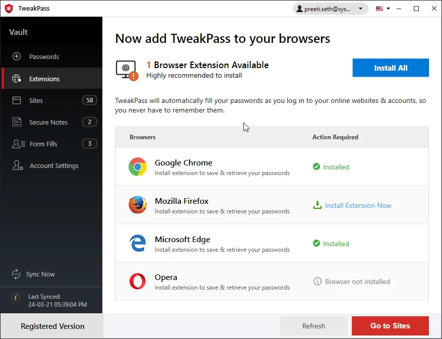 enable-tweakpass-chrome-extension