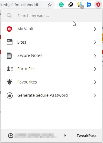 tweakpass-chrome-browser-vault