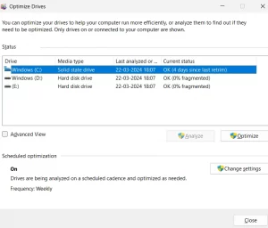 Optimization drives
