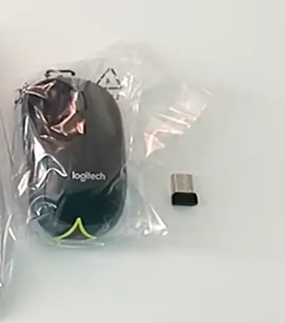 mouse with polythene