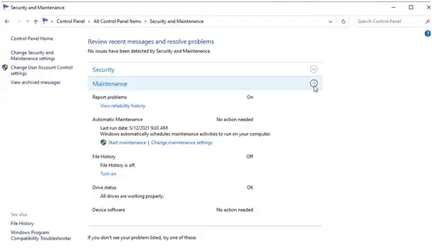 security-and-maintenance