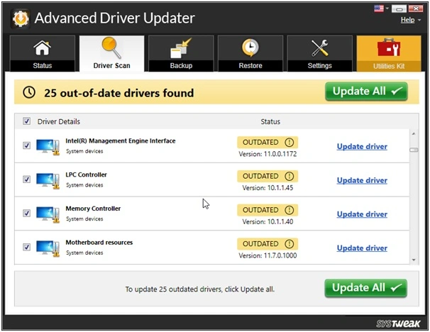 update all outdated drivers