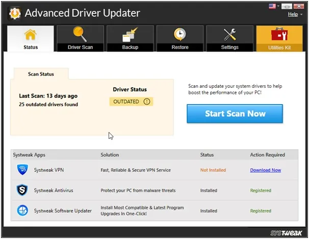 Advanced Driver updater