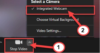 Stop video