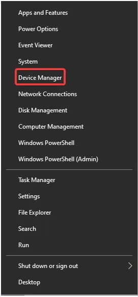 device manager