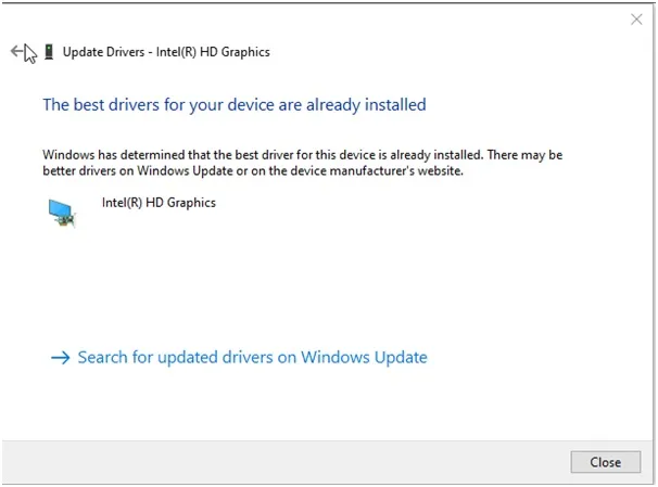 intel hd driver