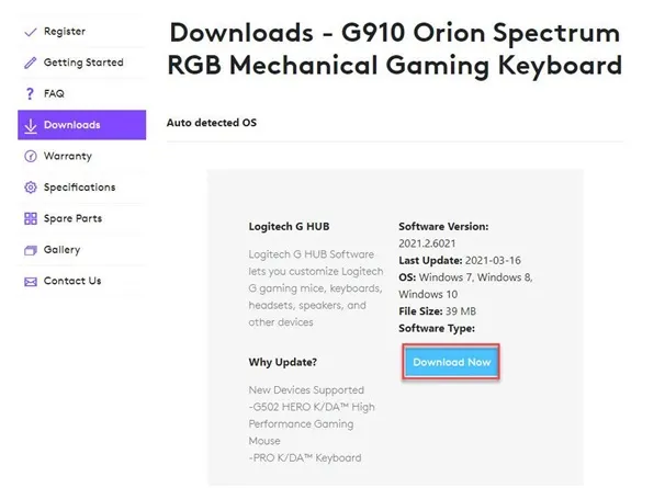 download g910