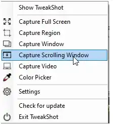 Capture Scrolling