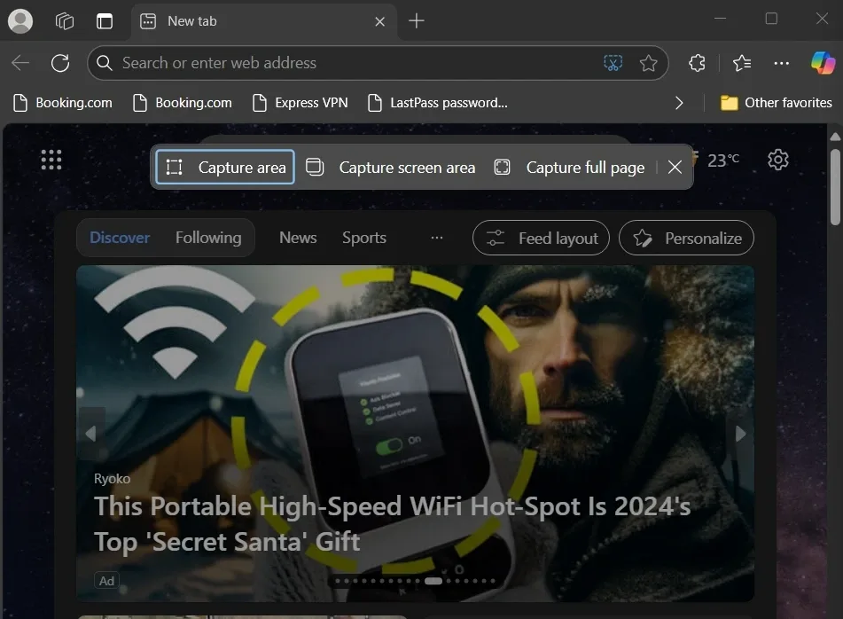 Screenshot utility