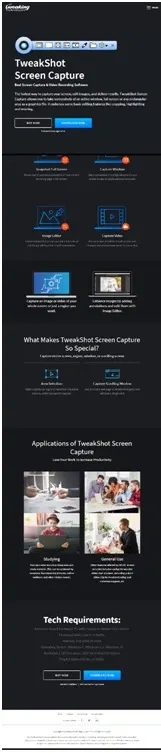 Select the page you want to capture