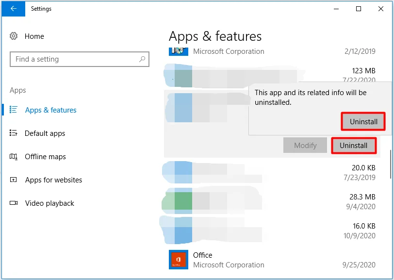 Uninstall Bloatware