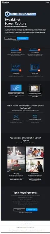 Click on the page you want to capture