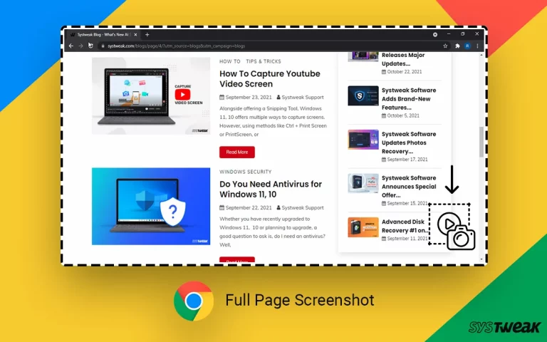 How To Take Full Webpage Screenshots In Chrome