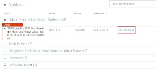 download-hp-driver