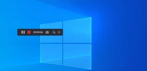 button to pause or stop