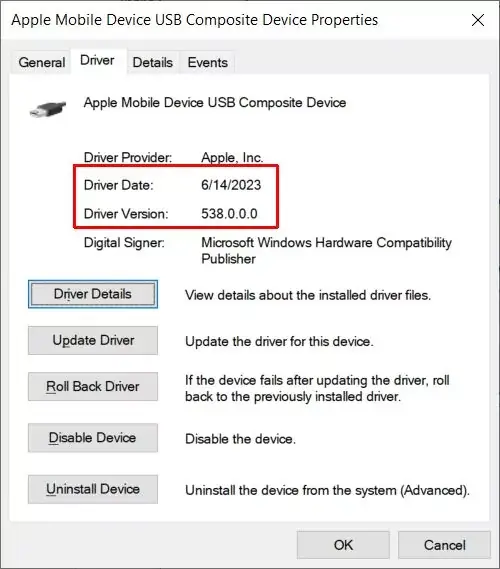 Check Driver Version