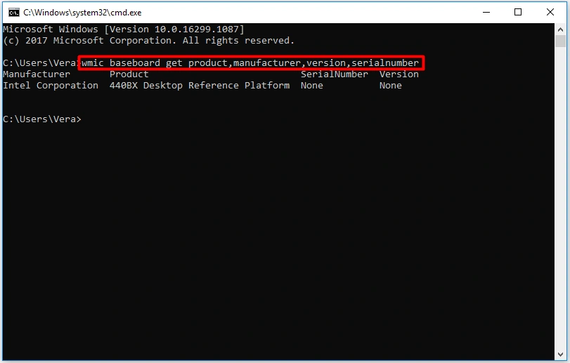 Command prompt