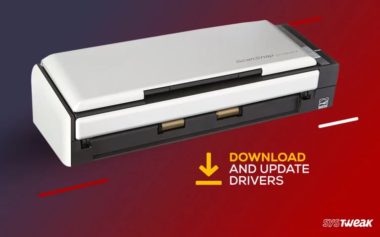 How to Download & Update ScanSnap S1300i Drivers for Windows 11,10
