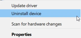 Uninstall Device