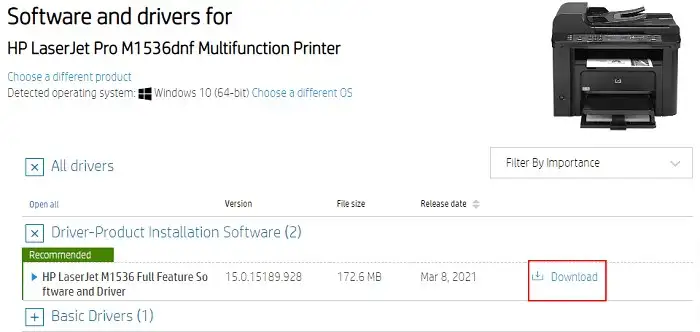 driver installation file