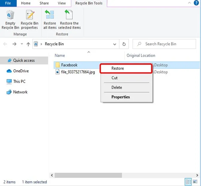 Restore Tab