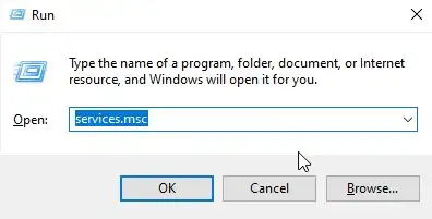 Run window