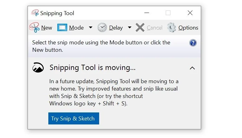 snipping-tool moving