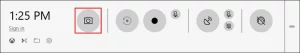 Camera under Game Capturing in Windows Game Bar