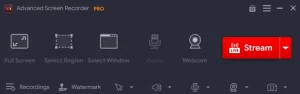 Live Stream Feature- Advanced Screen Recorder