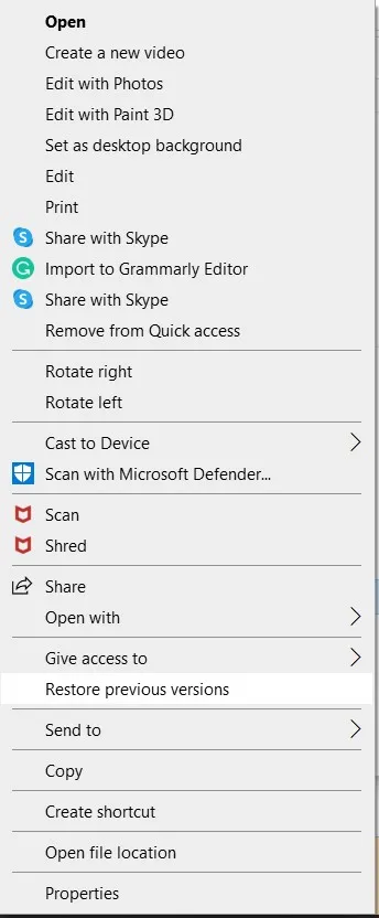 file open with option