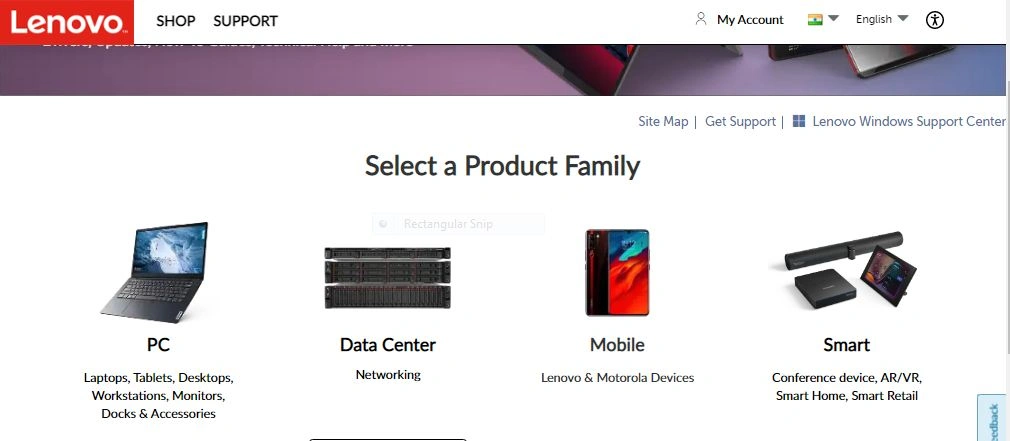 select pc option