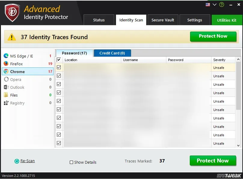 aip traces found