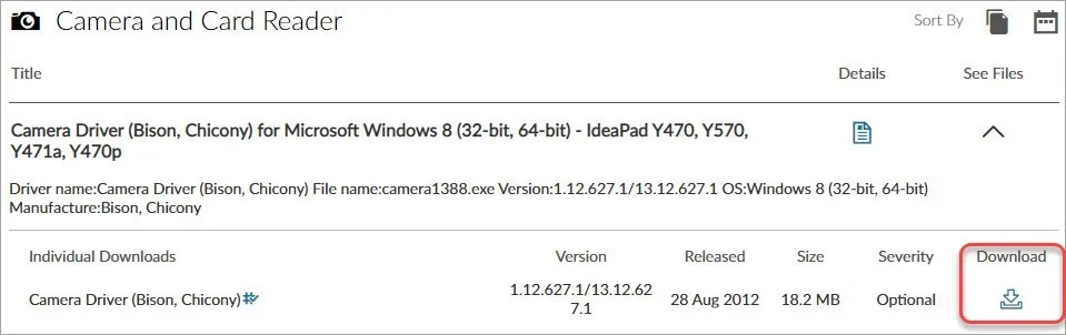 Camera and Card Reader option
