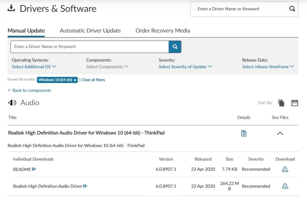 lenovo driver and software