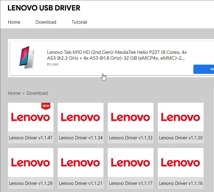 lenovo-usb-drivers