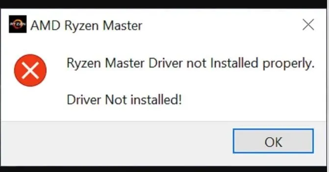 amd error screenshot