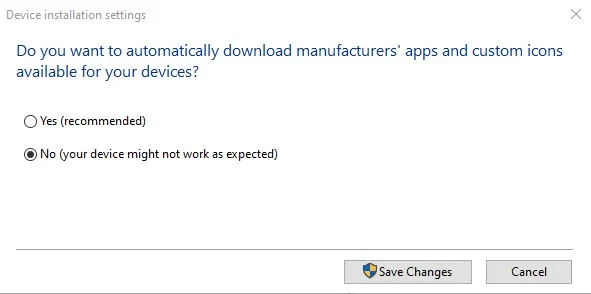 device-install-setting
