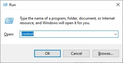 run-control and type control