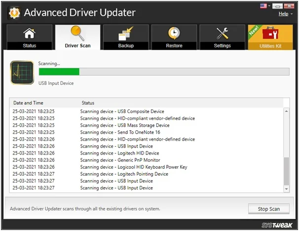 scan outdated driver