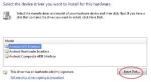 select device