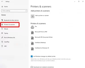 printers & scanners