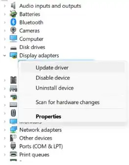 click your graphics card
