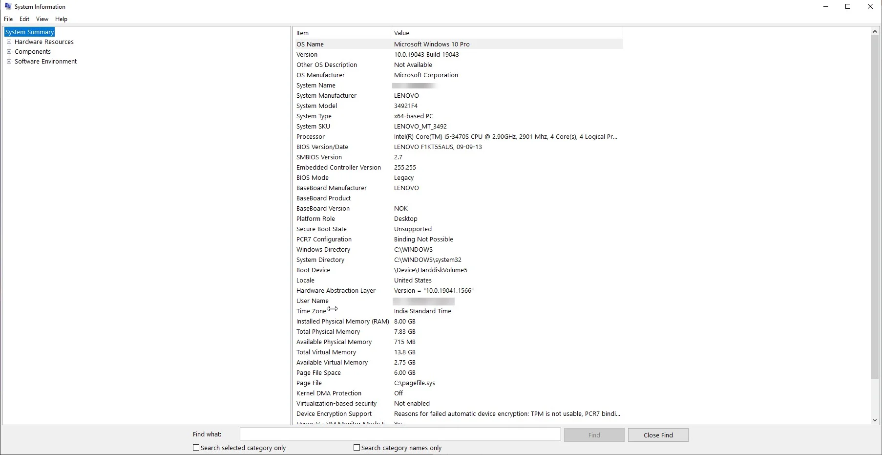 operating system
