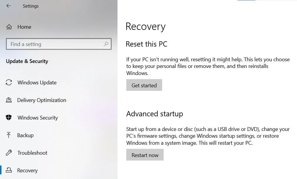 Click on get started